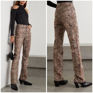 Reformation Peyton snake high rise bootcut jeans 25